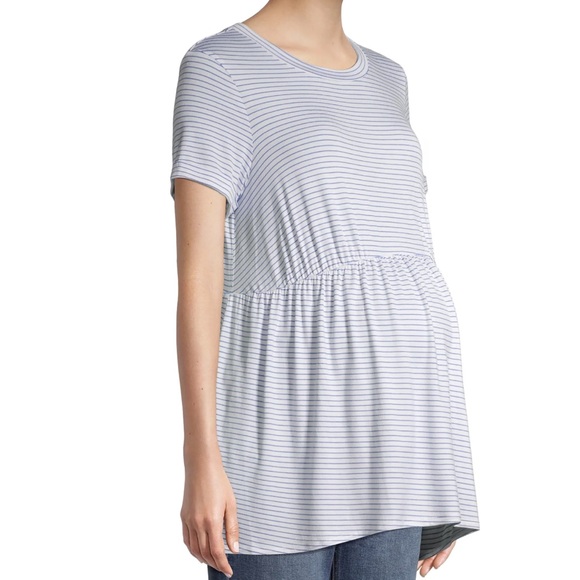 Tops - Maternity Babydoll Short Sleeve T-Shirt